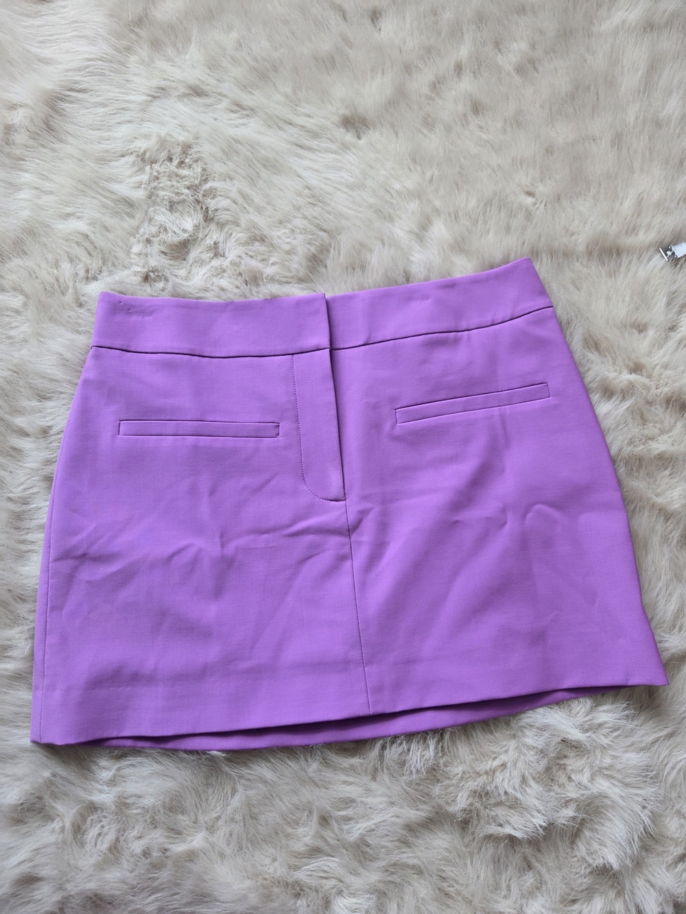 Veronica Beard Lavender Mini Skirt